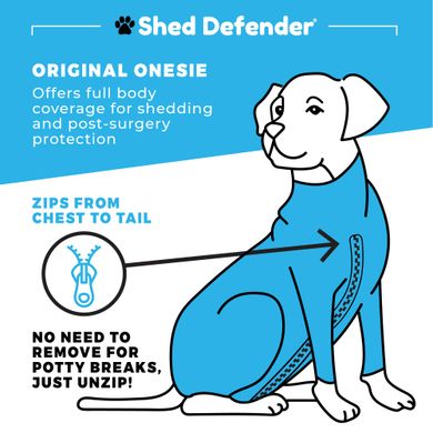 Унверсальный комбинезон Shed Defender® Original, XLarge (28 кг - 38 кг)