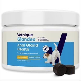 Добавка для здоровья анальных желез собаки Vetnique&reg; Glandex&reg; Anal Gland Health, 30 шт.