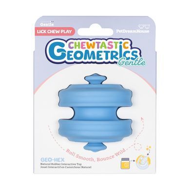 Інтерактивна іграшка-годівниця Chewtastic Geometrics Geo-Hex Gentle