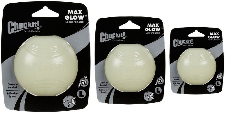 Светящийся мяч Chuckit!® Max Glow® Ball, ⌀ 5 см