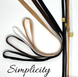 Ринговка Simplicity Nylon Show Leads, Чорний, 9 мм