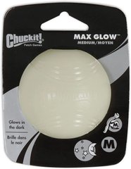 Светящийся мяч Chuckit!® Max Glow® Ball, ⌀ 6,4 см