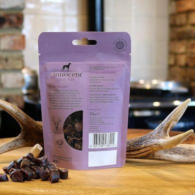 Натуральное лакомство The Innocent Hound Sliced 70 г, Venison (оленина)