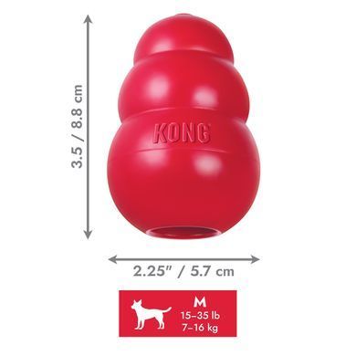 Интерактивная игрушка-кормушка KONG&reg; Classic, Medium