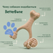 Натуральная игрушка для жевания и чистки зубов BetterBone MEDIUM, Mini, CLASSIC (гипоаллергенный)