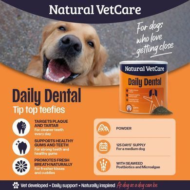 Пищевая добавка для зубов и свежего дыхания Natural VetCare Daily Dental 200 г